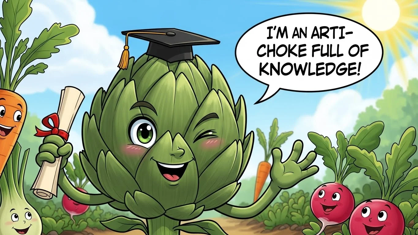 Funny Artichoke Puns Captions 🥬