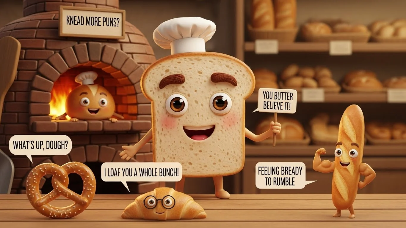 381+ Hilarious Bread Puns That Rise to the Occasion Every Time 🍞 - Puncart