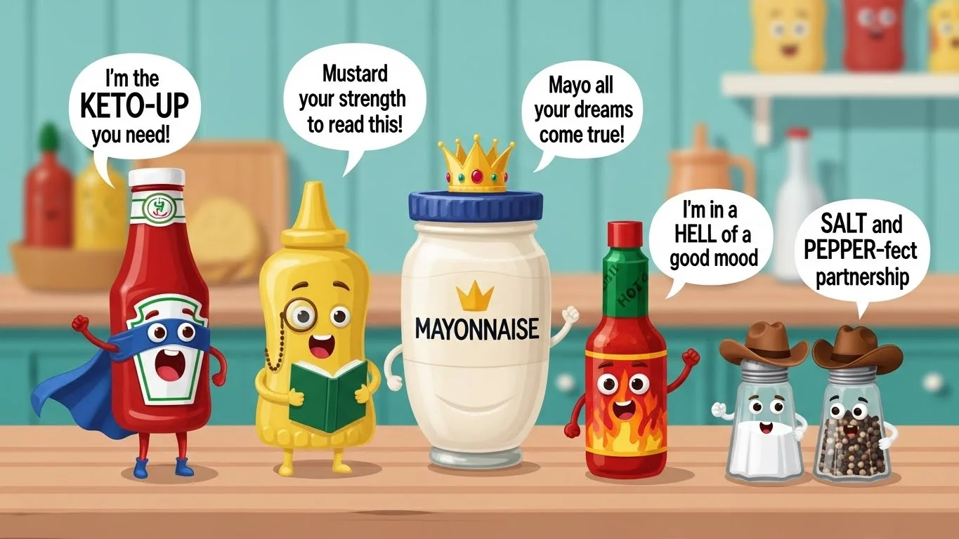 Funny Condiment Puns That Pack Flavor 😂