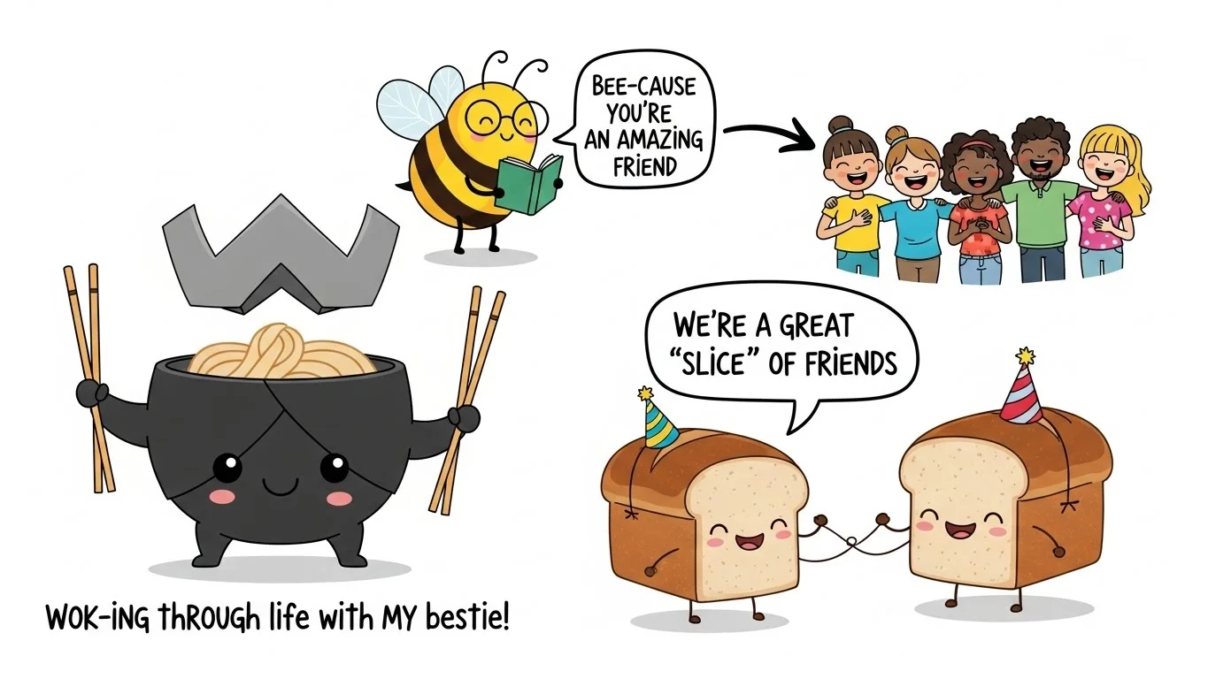 Funny Friend Puns 😂