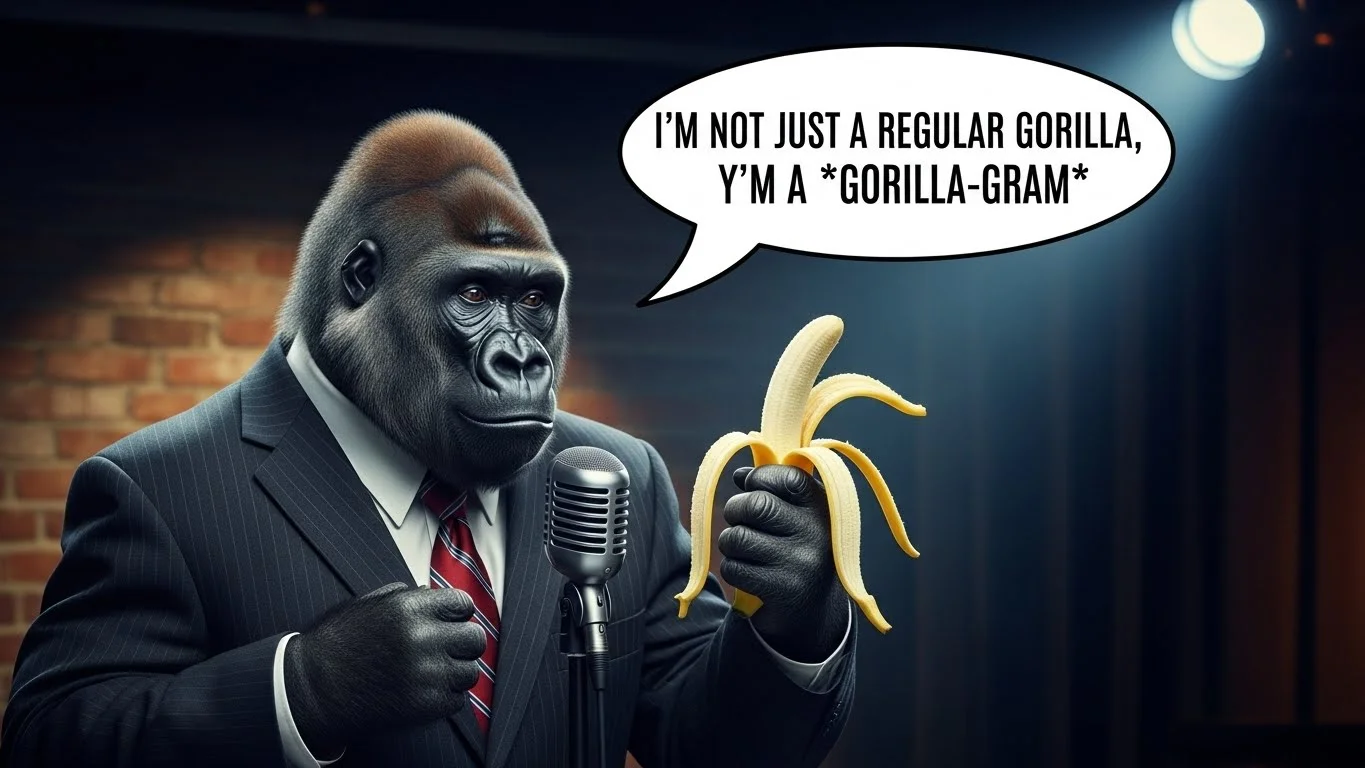 Funny Gorilla Puns Captions 😂