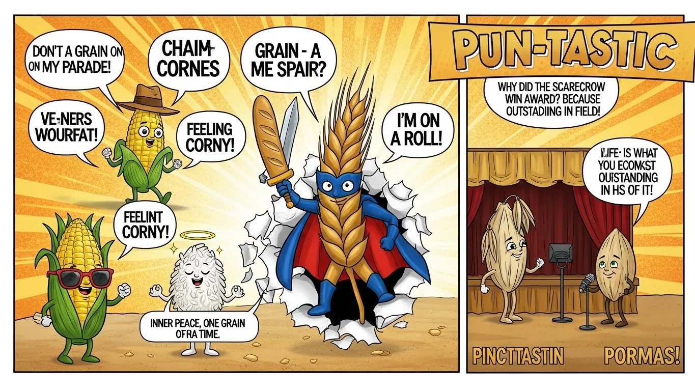 Funny Grain Puns 😂