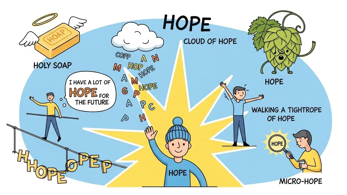 Funny Hope Puns Captions 😂