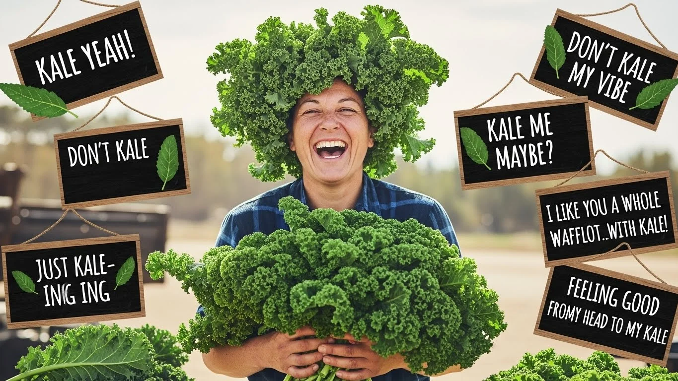 Funny Kale Puns Captions 😂