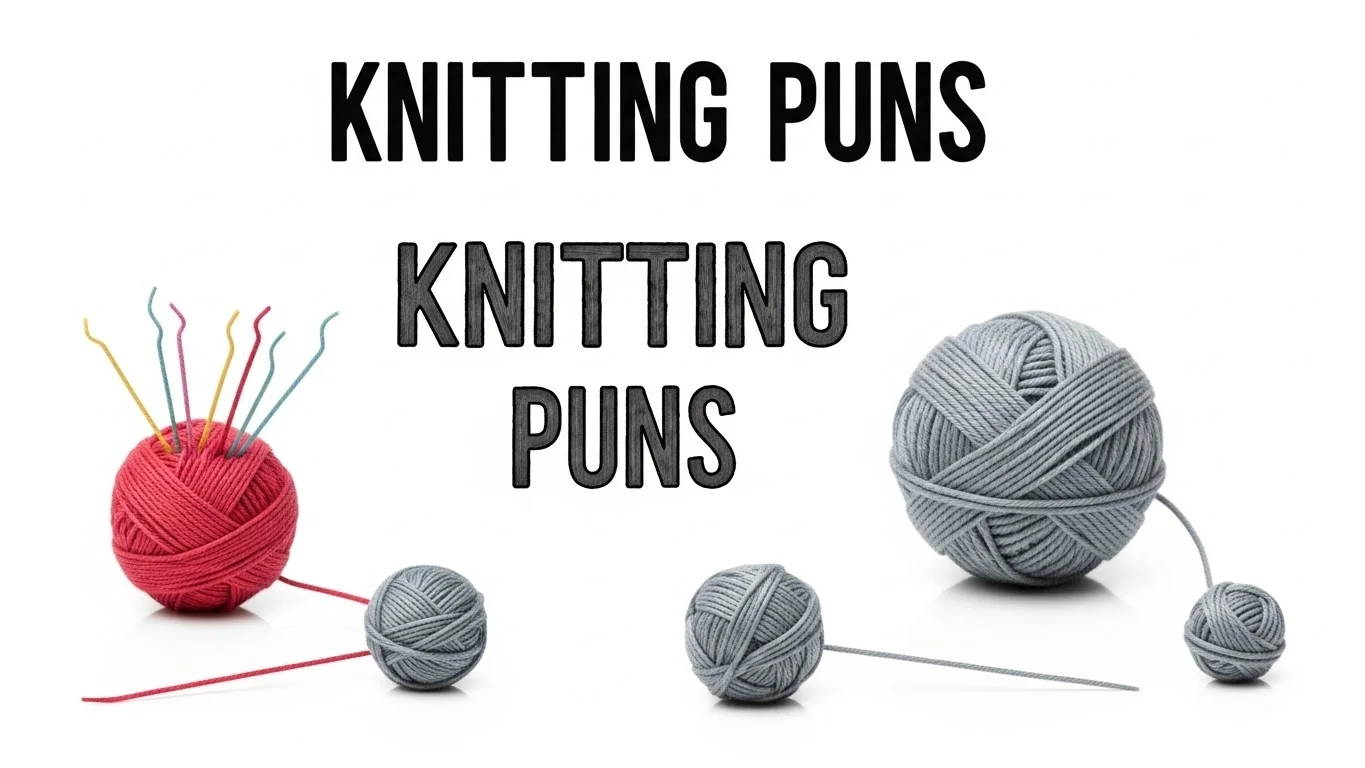 Funny Knitting Puns Captions 🧶