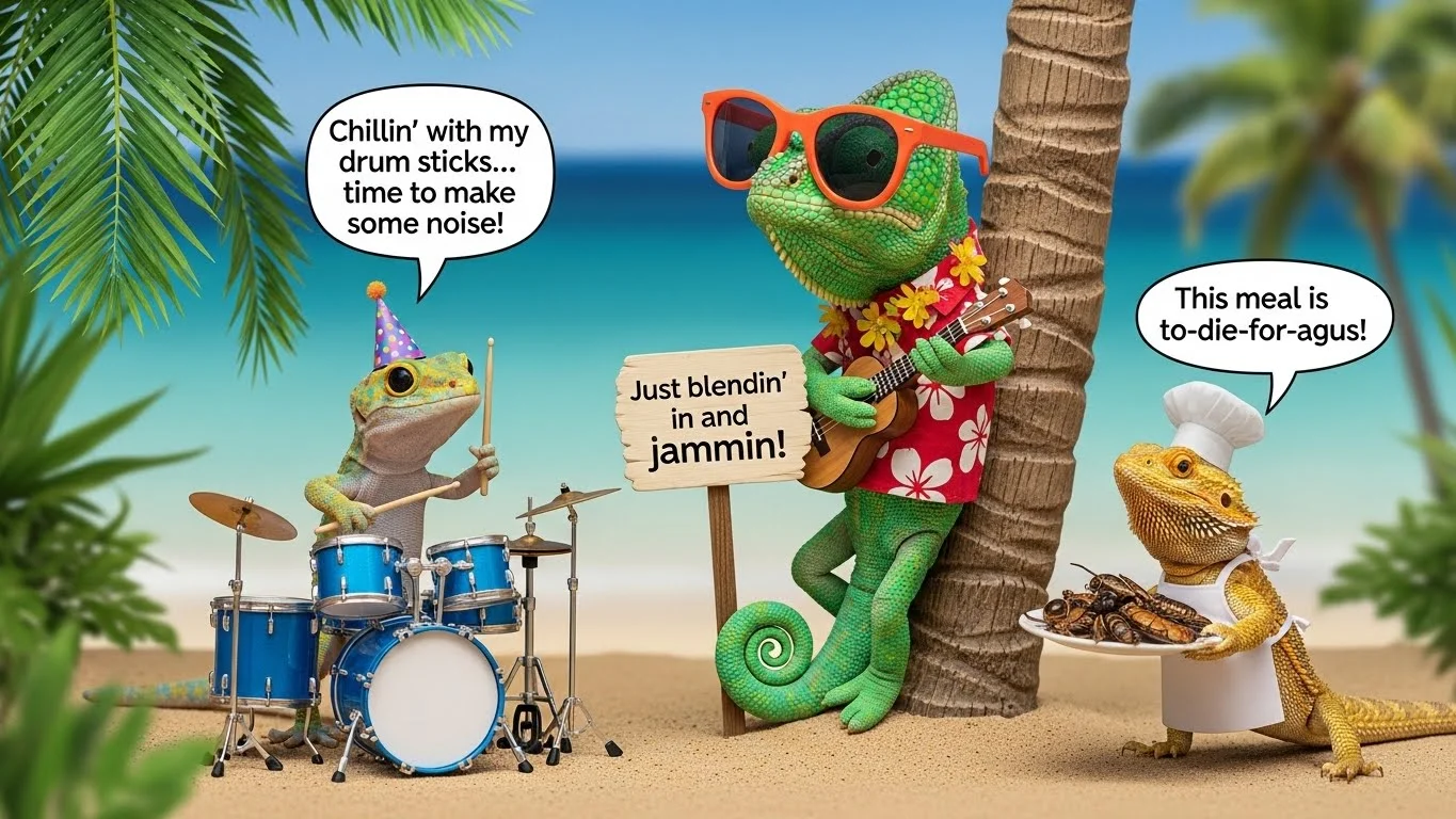 Funny Lizard Puns for Instant Smiles 😂