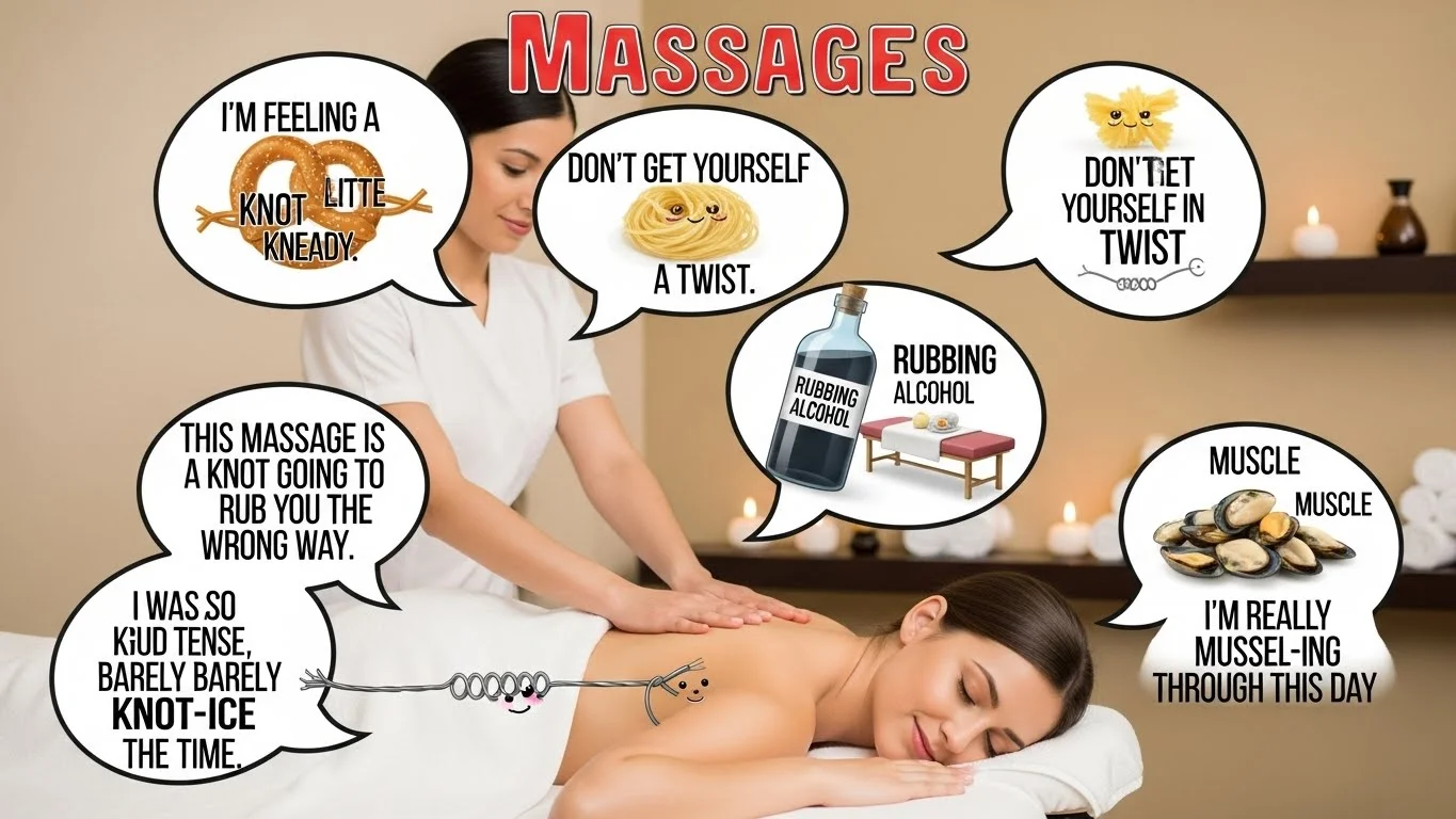 Funny Massage Puns 😂