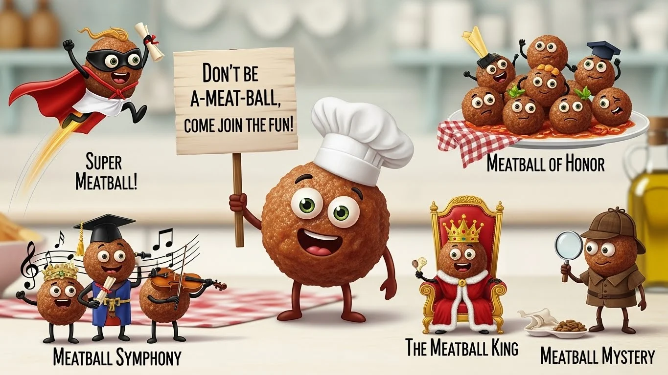 Funny Meatball Puns 😂