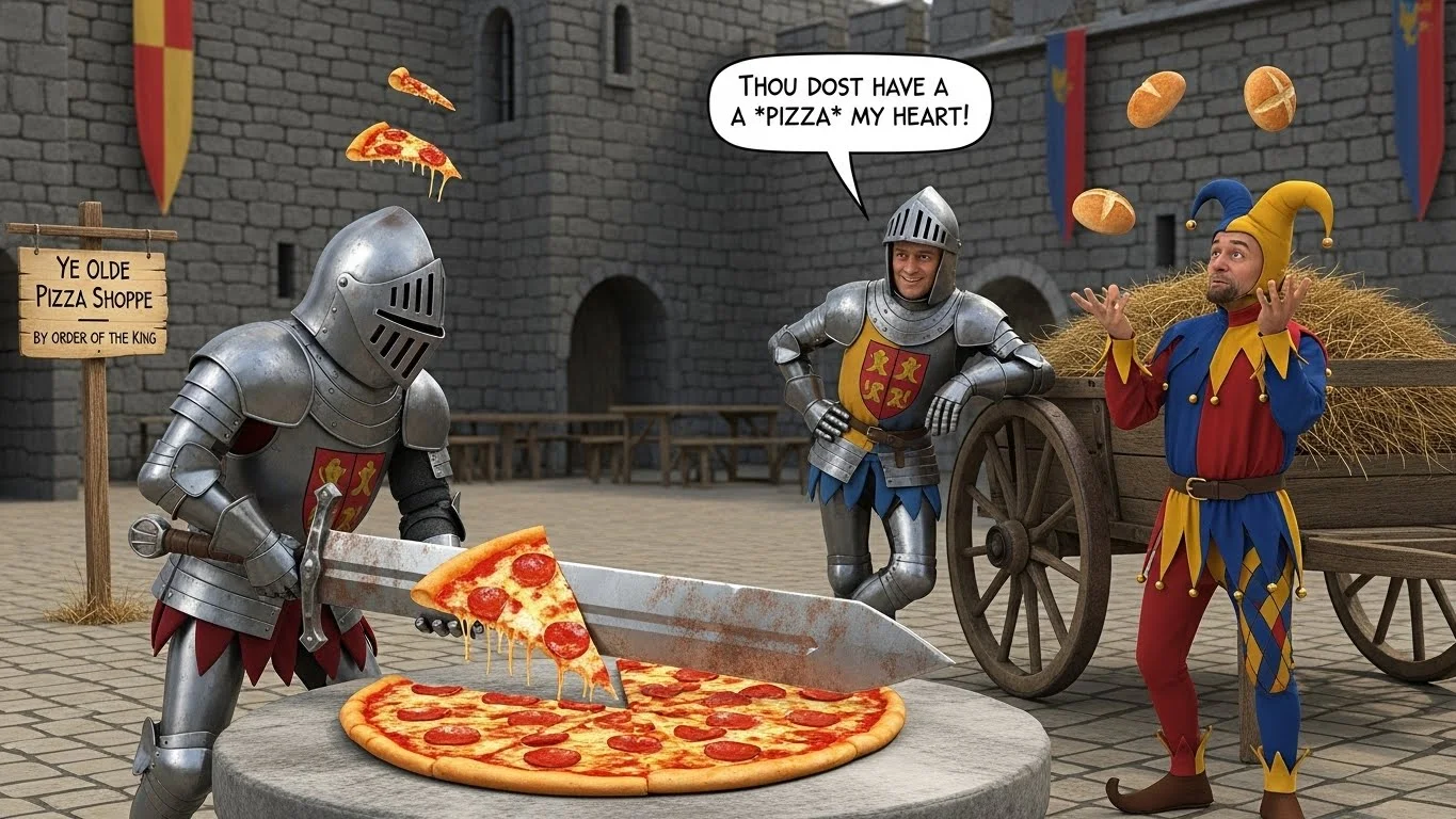 Funny Medieval Puns Captions 😂