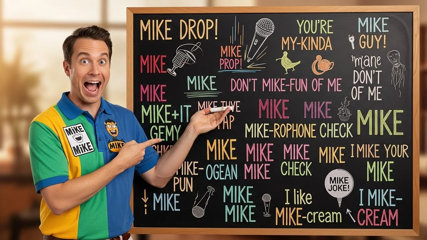 Funny Mike Puns Captions 🎤