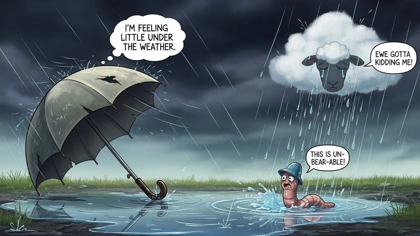 Funny Rain Puns 😂