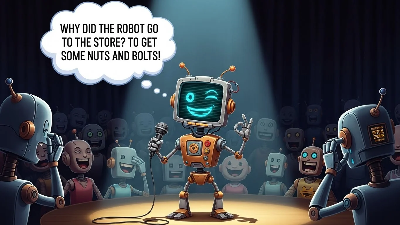 Funny Robot Puns Captions 😂