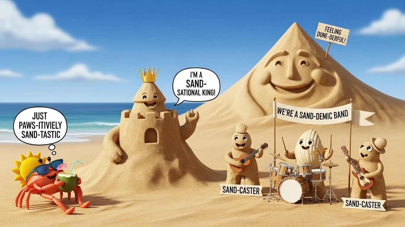 Funny Sand Puns 😂