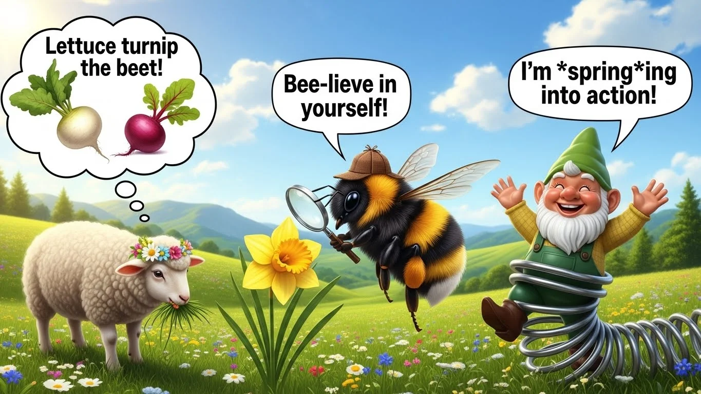 Funny Spring Puns Captions to Brighten Your Social Media 😂