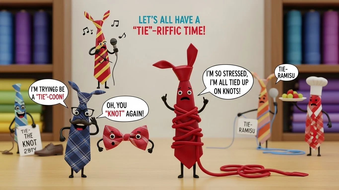 Funny Tie Puns 😂