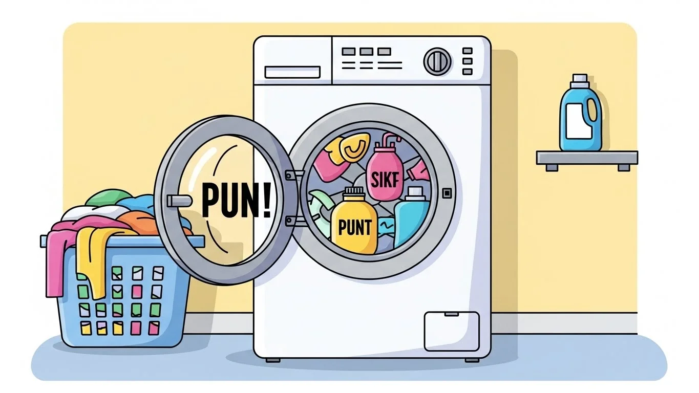 Funny Washing Machine Puns Captions 🧼