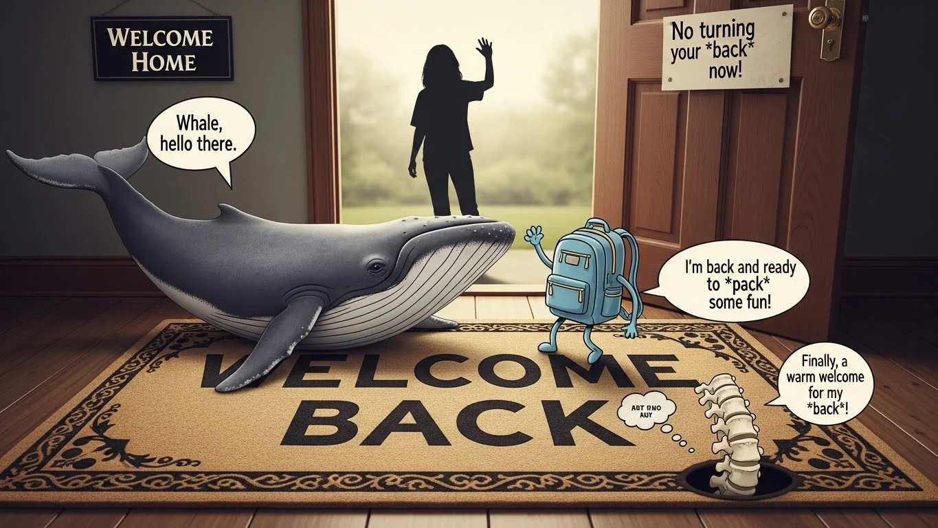 Funny Welcome Back Puns Captions 😂