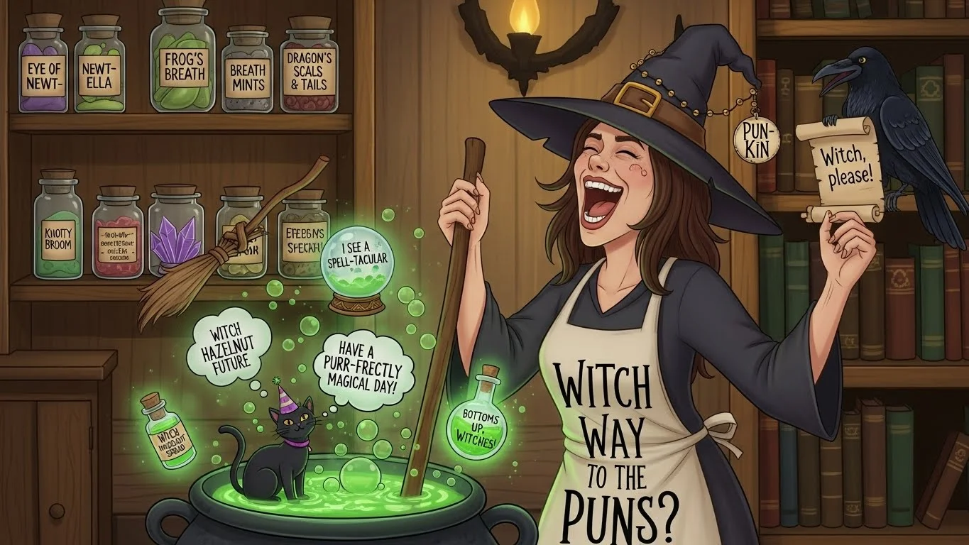 Funny Witch Puns 😆