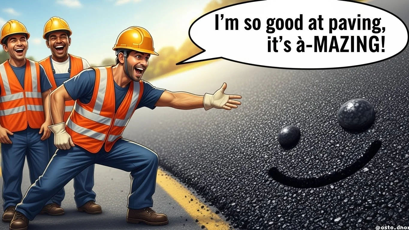 asphalt puns