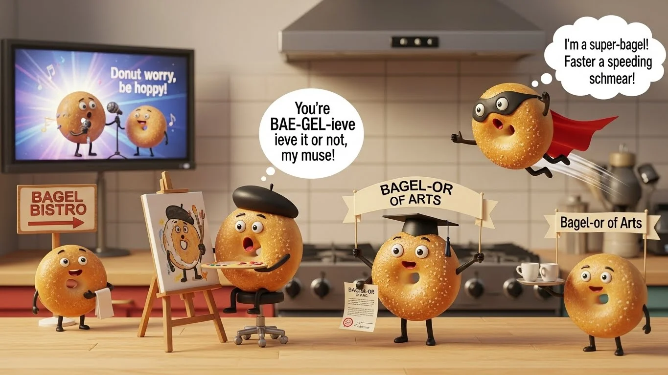 bagel puns