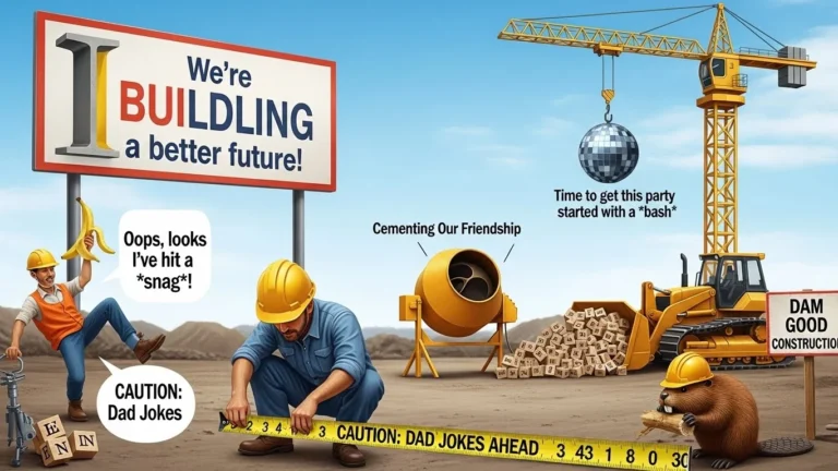 construction puns