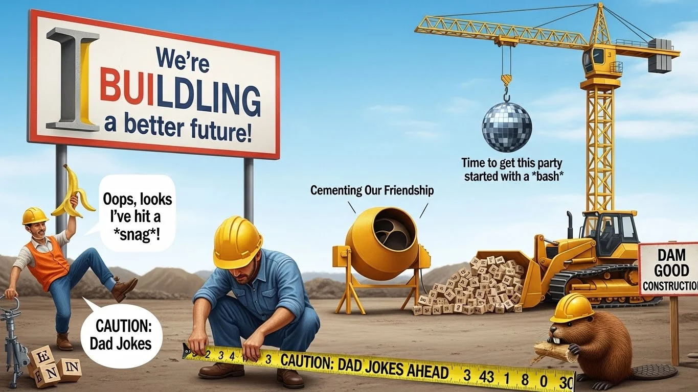 construction puns