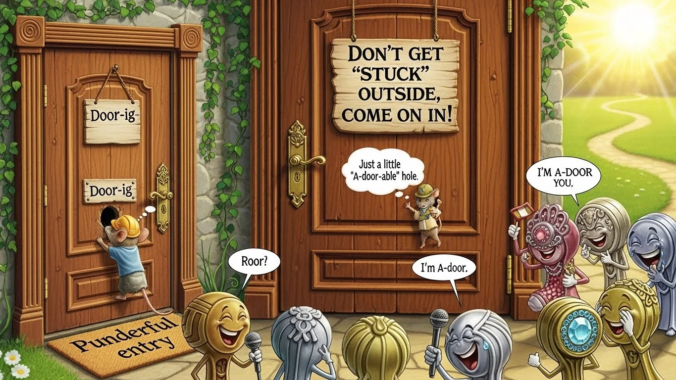 door puns
