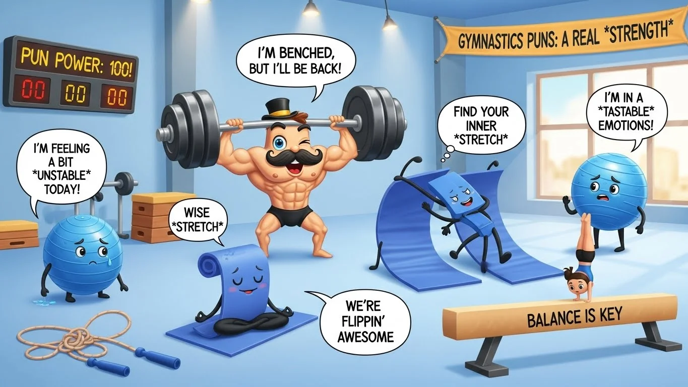gymnastics puns