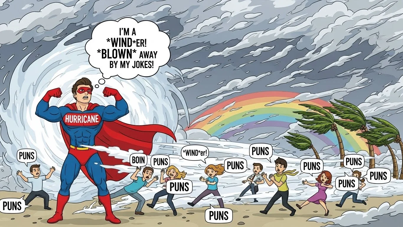 hurricane puns