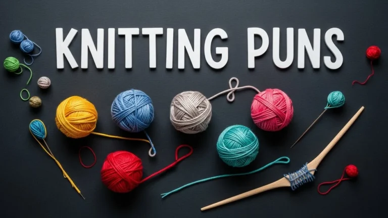 knitting puns