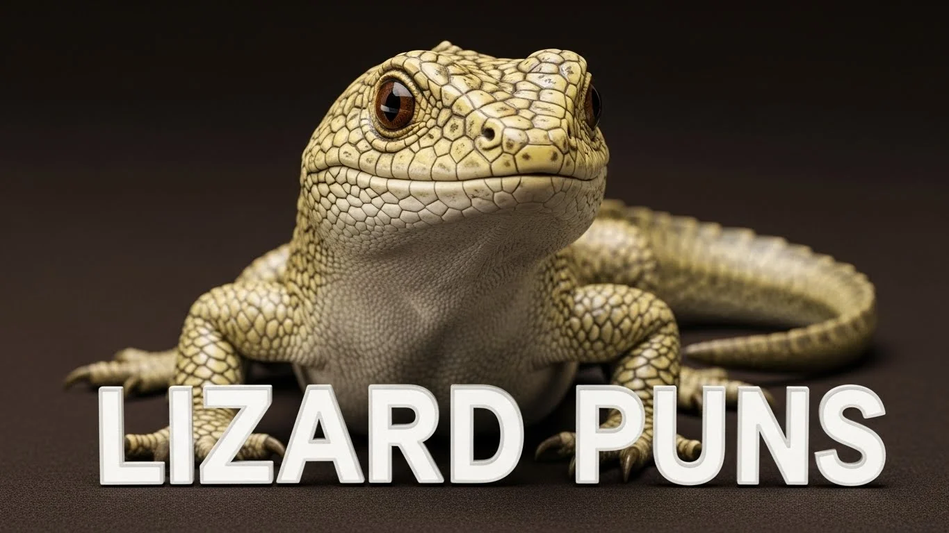 lizard puns