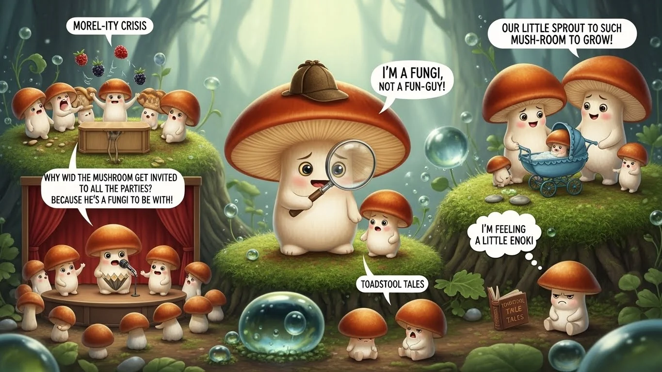 mushroom puns