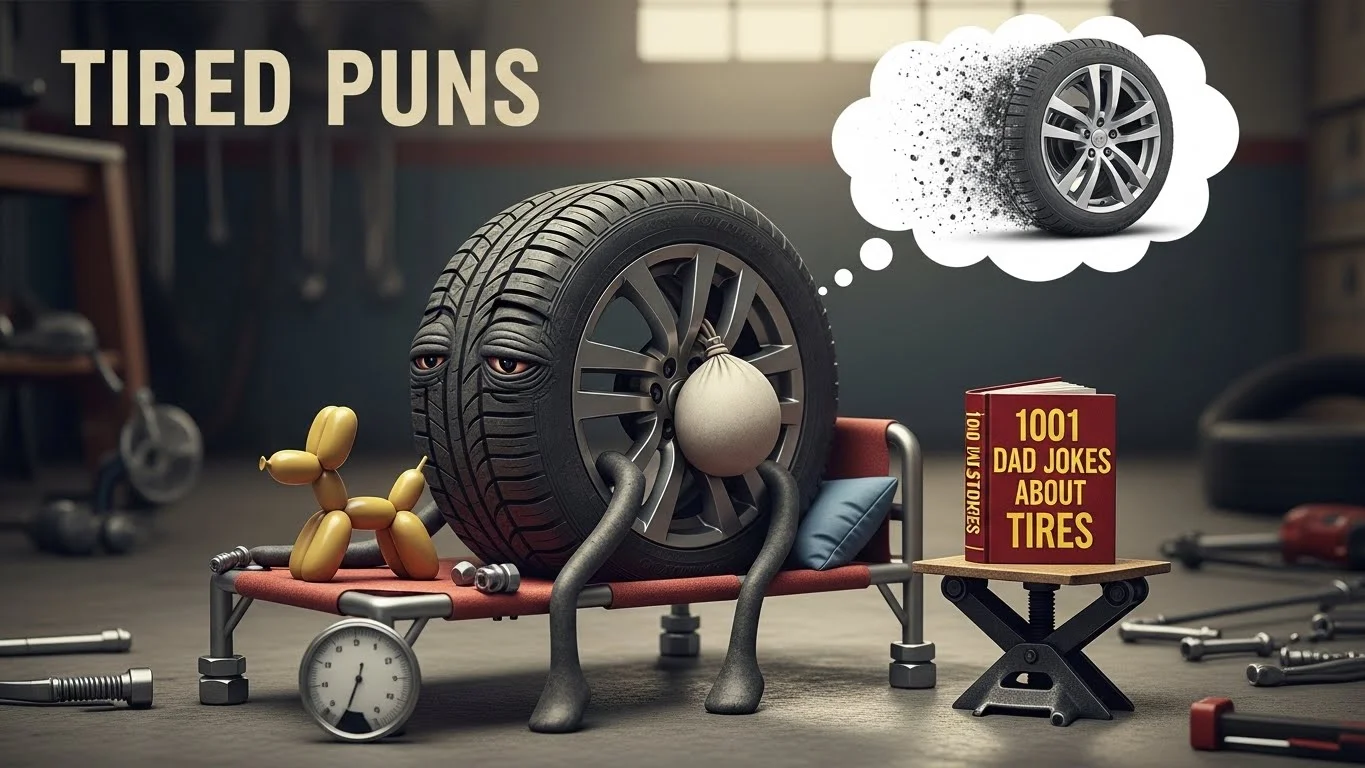 tired puns