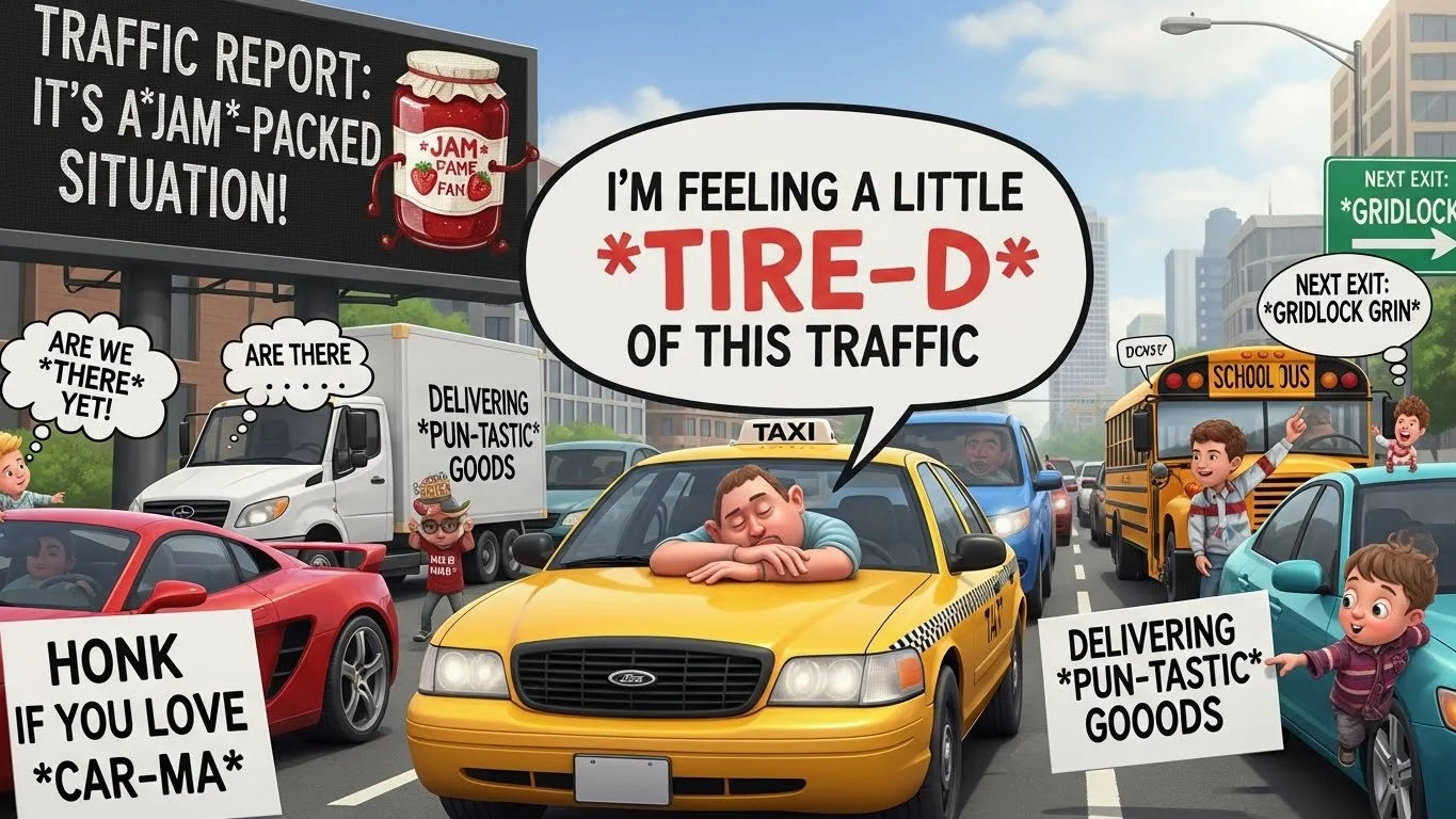 traffic puns