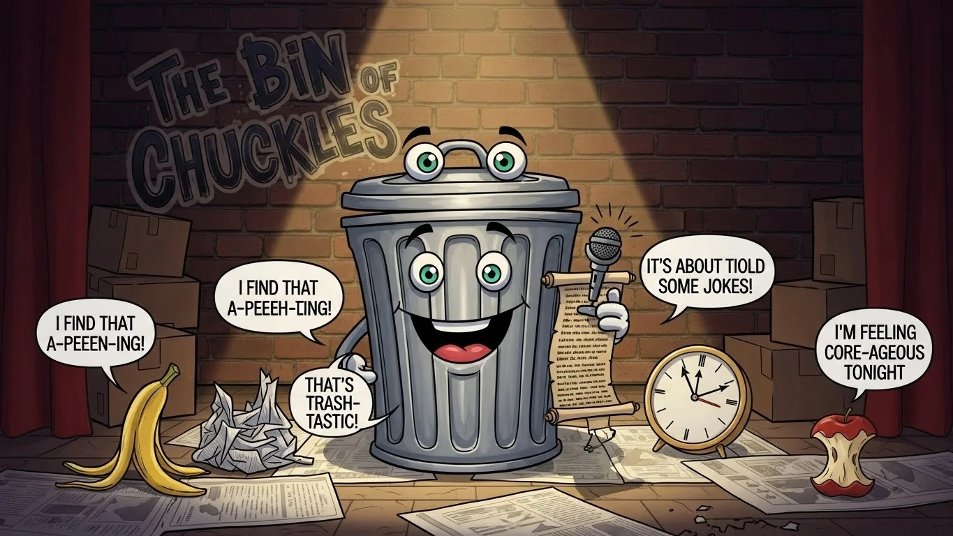♻️ Funny Garbage Puns Captions
