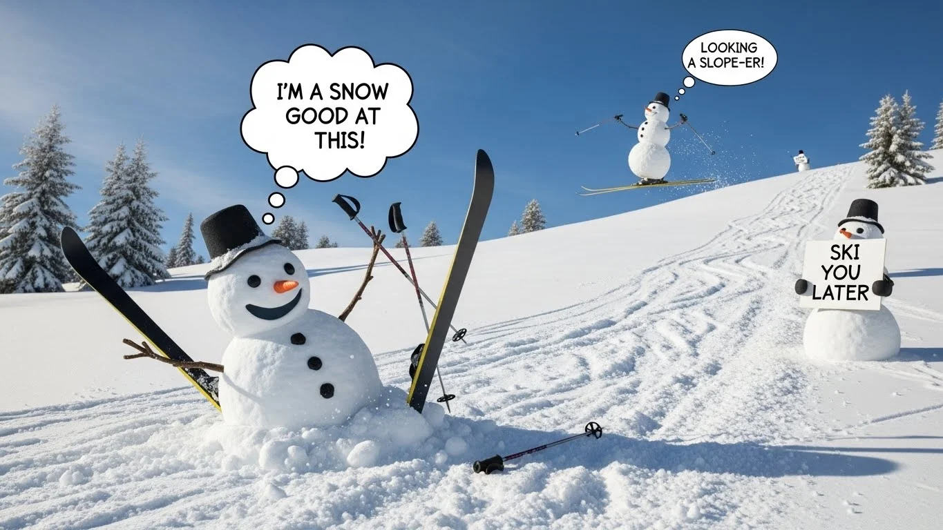 ⛷️ Funny Ski Puns Captions