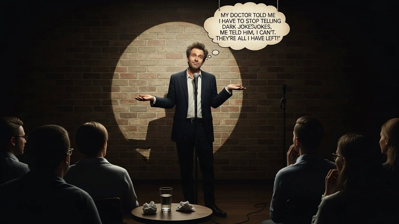 🌘 Funny Dark Puns Captions