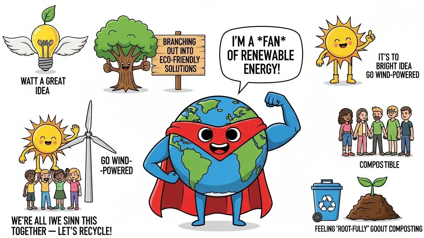 🌱 Funny Sustainability Puns