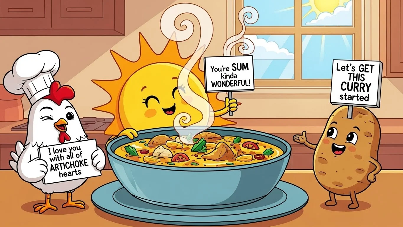 🍛 Funny Curry Puns Captions