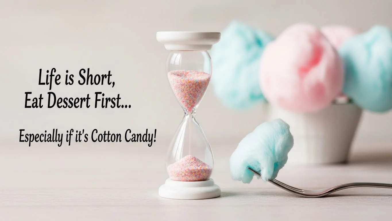 🍭 Funny Cotton Candy Puns Captions