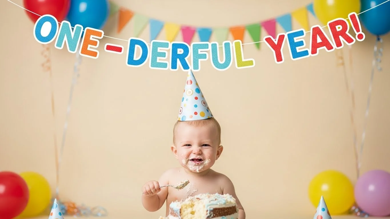 🎂 Funny First Birthday Puns Captions