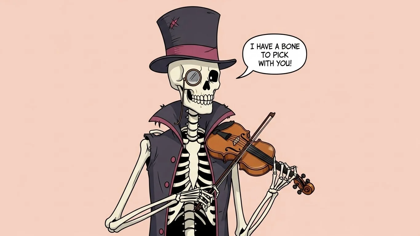 🎃 Funny Skeleton Puns Captions