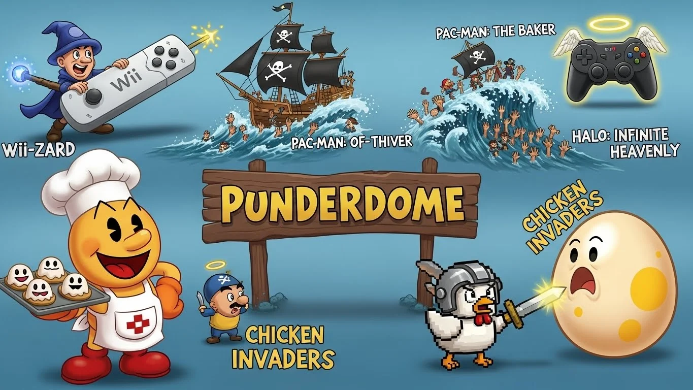 🎮 Funny Game Puns Captions