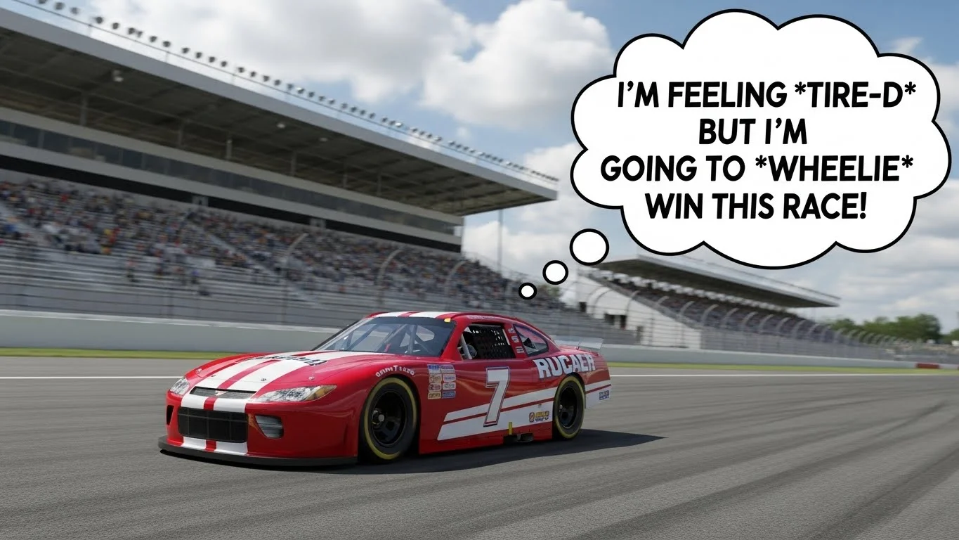 🏁 Funny Race Car Puns Captions