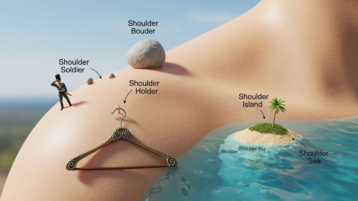 💪 Funny Shoulder Puns Captions