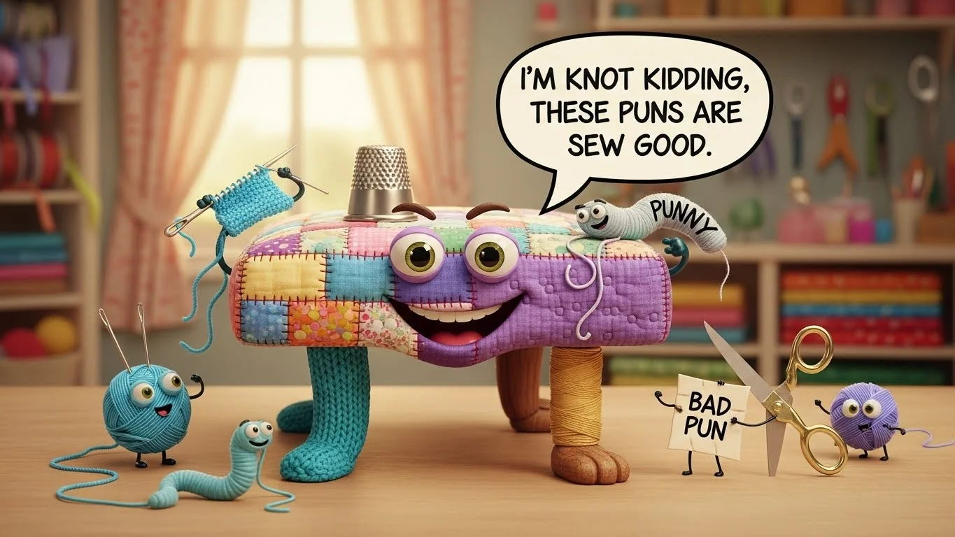 😂 Funny Crafty Puns for Big Laughs