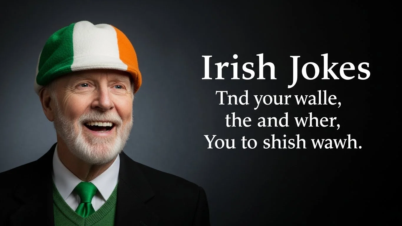😂 Funny Irish Joke Captions