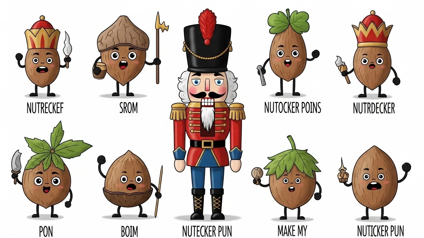 😂 Funny Nutcracker Pun Captions