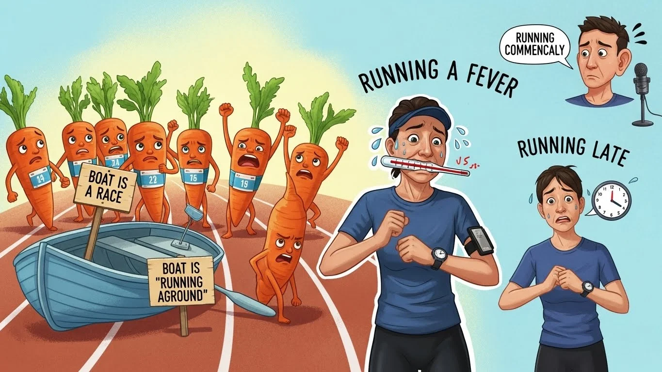 😂 Funny Running Puns Captions