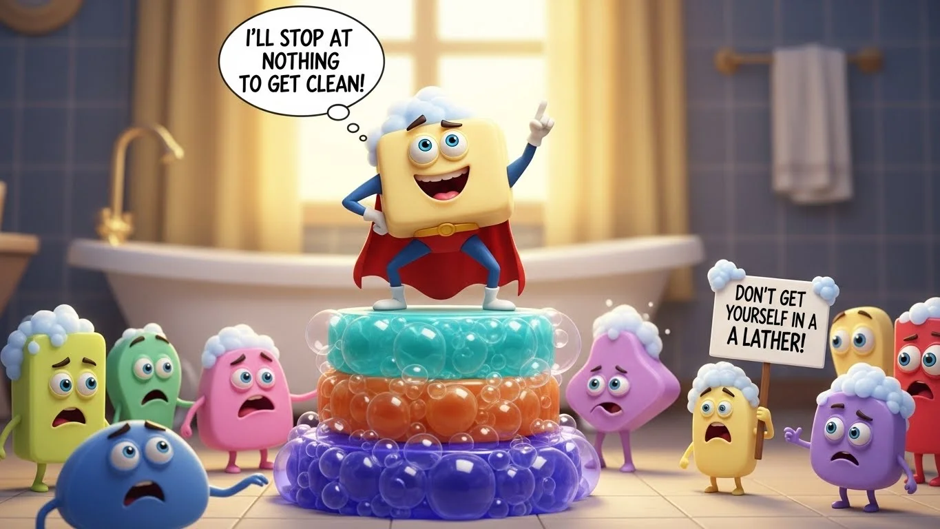 😂 Funny Soap Puns for Big Laughs